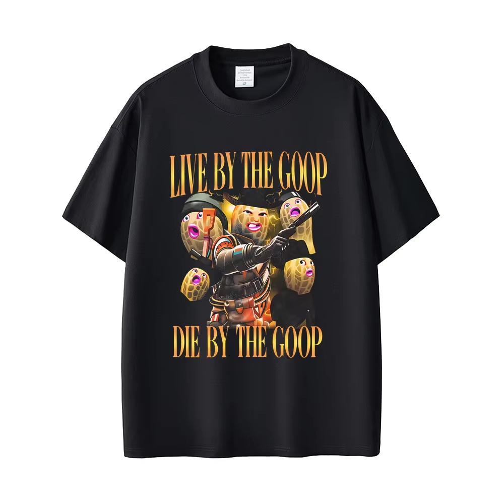 The Burnt Peanut T Shirt Goop Goop Goop Funny Meme Tshirt Unisex Women Clothing Fashion Harajuku Pure Cotton Short Sleeve Top 2XL