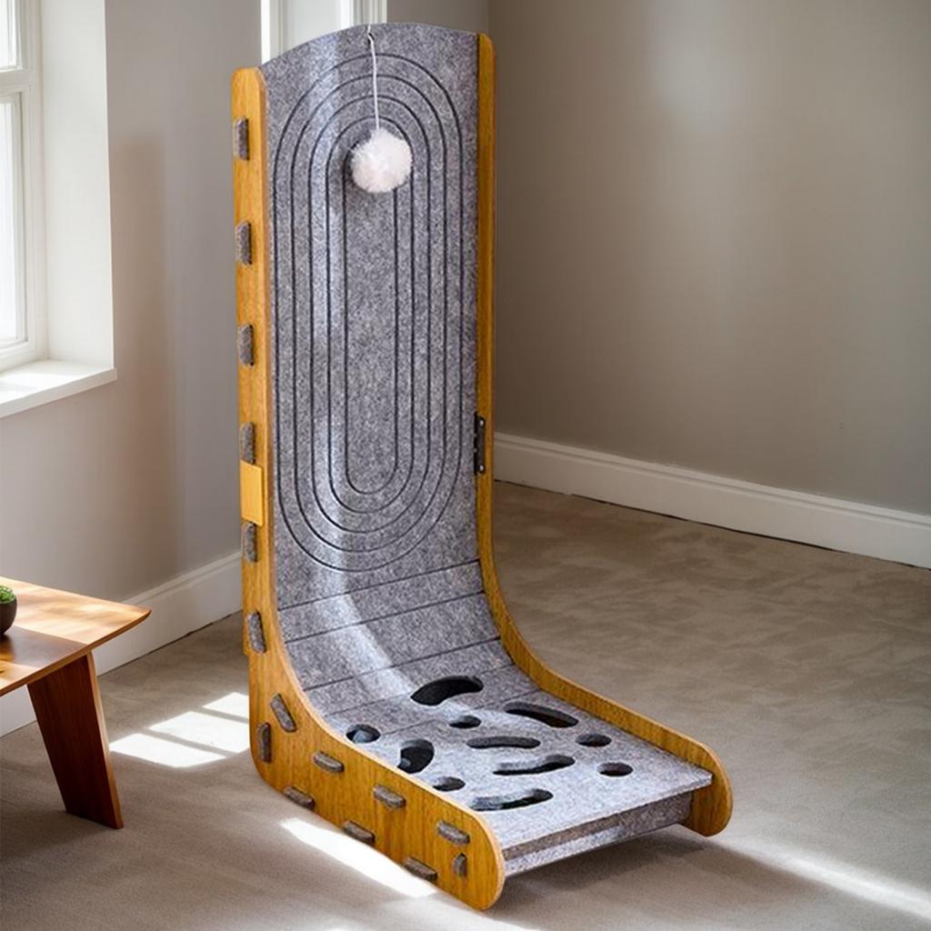 Cats Scratching Board L Shape Cat Scratcher Wall Mountable Furniture Protector for Indoor Cats