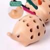 Wooden Art Hedgehog Pen Holder Creative Pen Container Pencil Stand Set  Art and Craft