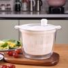 Large Capacity Salad Dryer 2 In 1 Greens Washer Dryer Practical Food Strainer  Leafy Greens