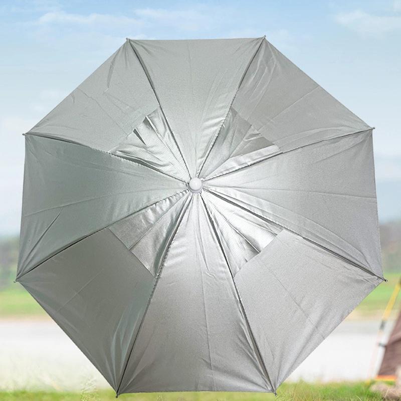 

Portable Rain Umbrella Hat Unisex Foldable Outdoor Fishing Sunshade Waterproof Camping Headwear Beach Head Hats Fishing Cap 1