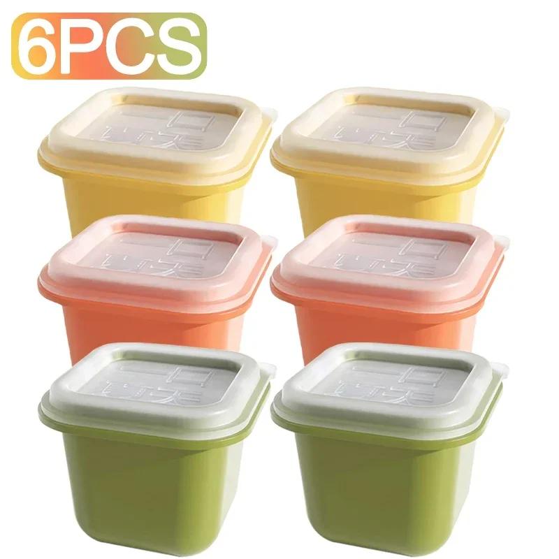 

6-1 шт. Креативные формы для льда, квадратные формы для льда, многоразовые мини-формы для льда, гаджеты для замораживания напитков для виски, кухонные инструменты