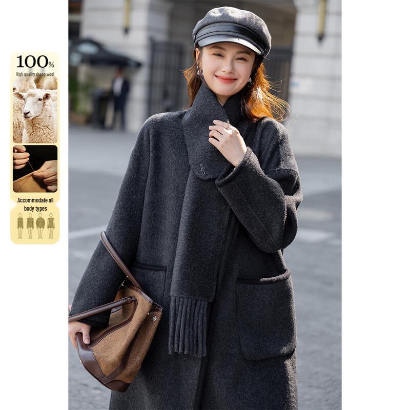 

Mocana Double-Sided Wool Overcoat M