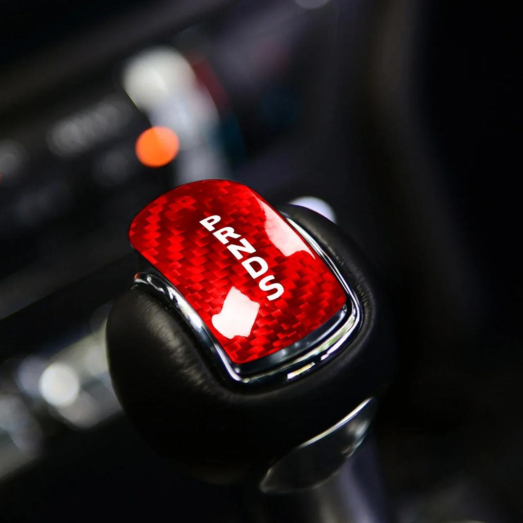 For Ford Mustang 2015 2016 2017 2018 2019 2020 2026 2026 2026 Car Gear Shift Knob Cover Head Trim Accessories Carbon Fiber