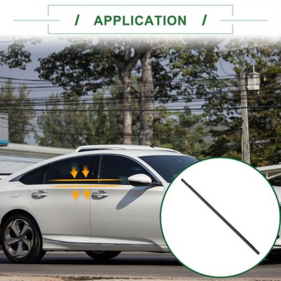 Packof 1 for Honda Accord Front Right Weatherstrip Window Seal No.72410TVAA01