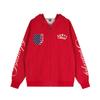 American Streetwear Striped Zip-Up Hoodie Loose Fit Mens Star Embroidery Jacket
