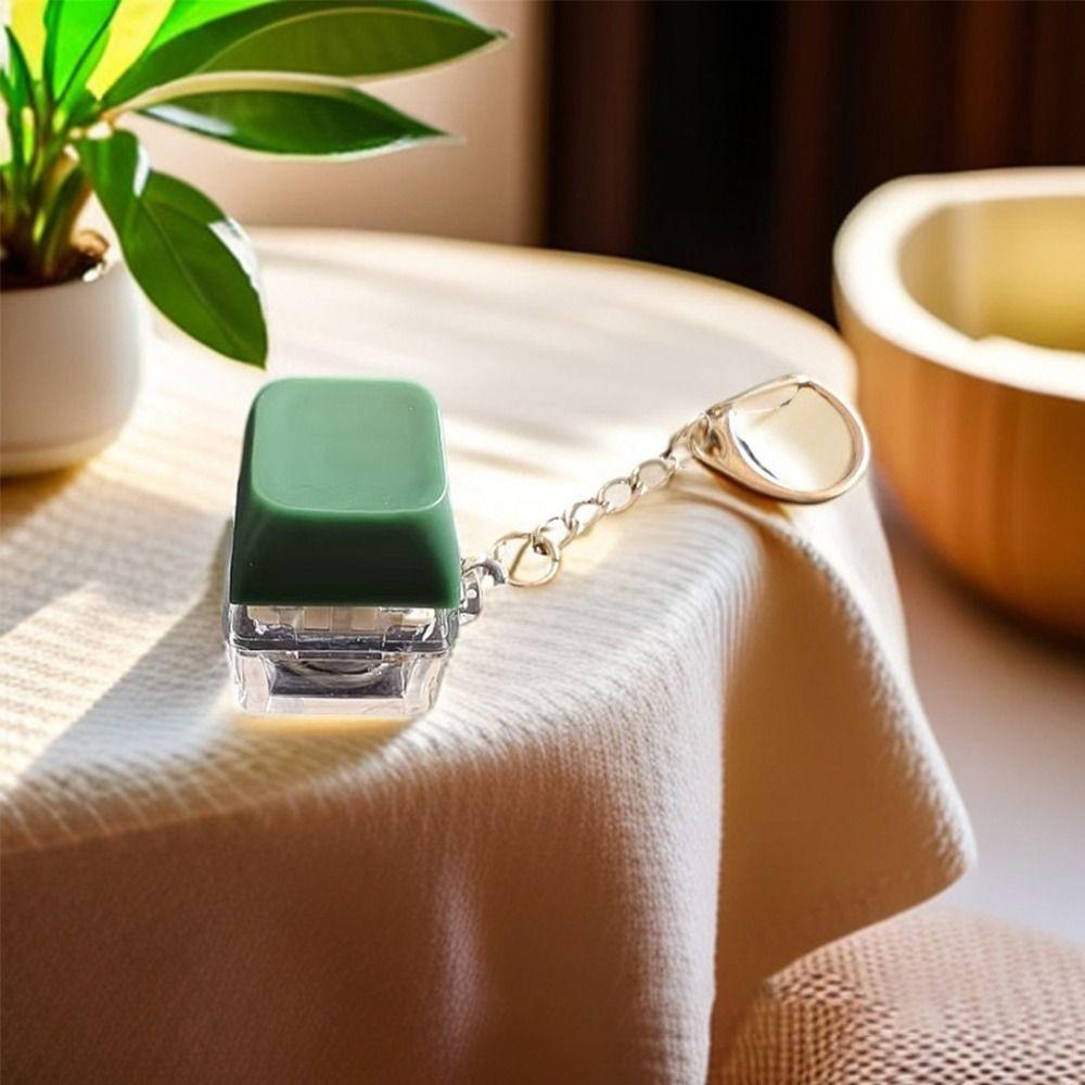 DIY Keyboard Finger Keyboard Caps Keys Button Pinch Toy Relaxing Fidget Keychain