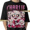 CHARLIE HAZBIN HOTEL Shirt, Charlie Morningstar Custom T-Shirt, Journey To The Light Fanon Vintage Merch, Charlotte Magne Bootleg Rap Tees