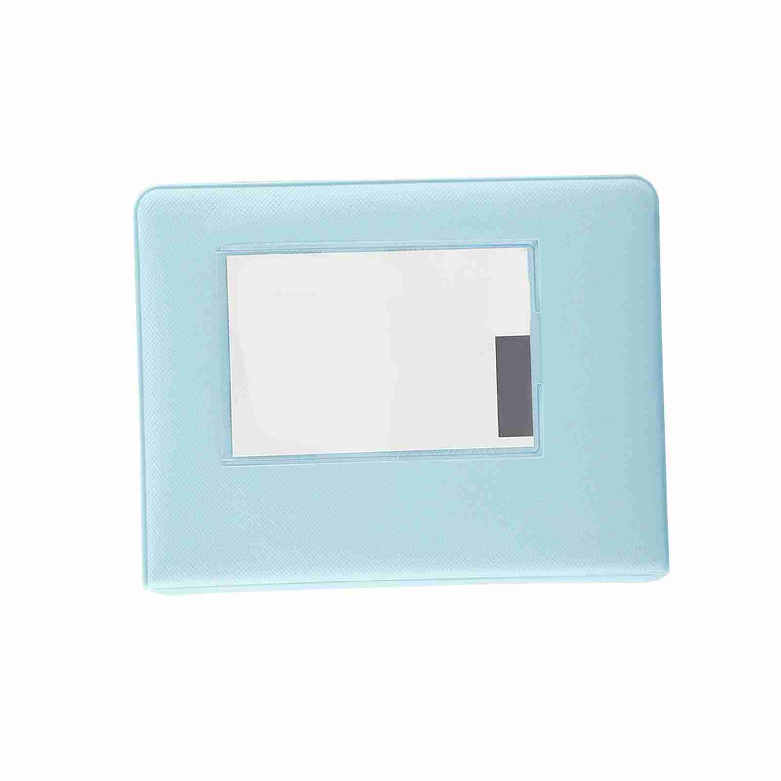 

Міні-фотоальбом на 64 кишені 3 дюйми для 7s 8 25 50s 90 Чохол для фотографій для зберігання Blue