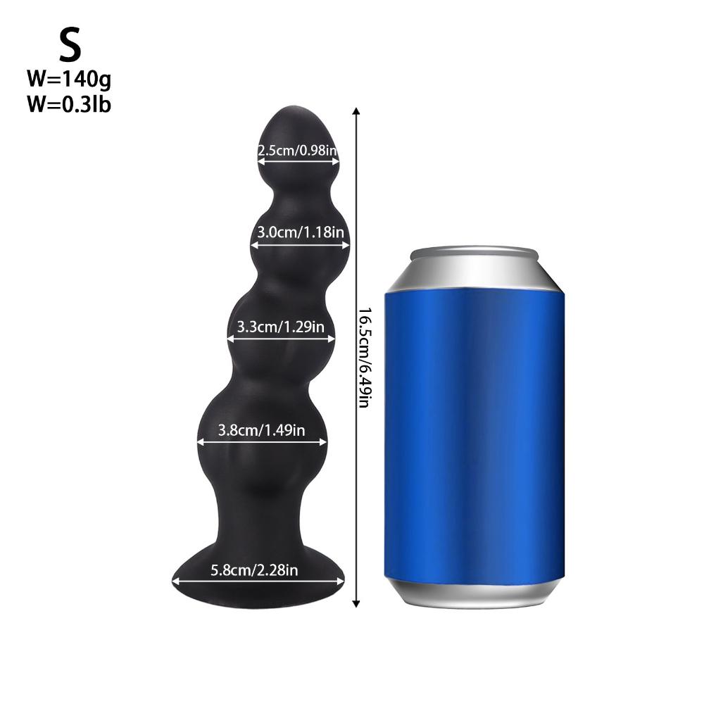 4-Ball Muscle Design Anal Plug – Prostate & G-Spot Massager for Men and Women, Adult Sensual Wellness Toy