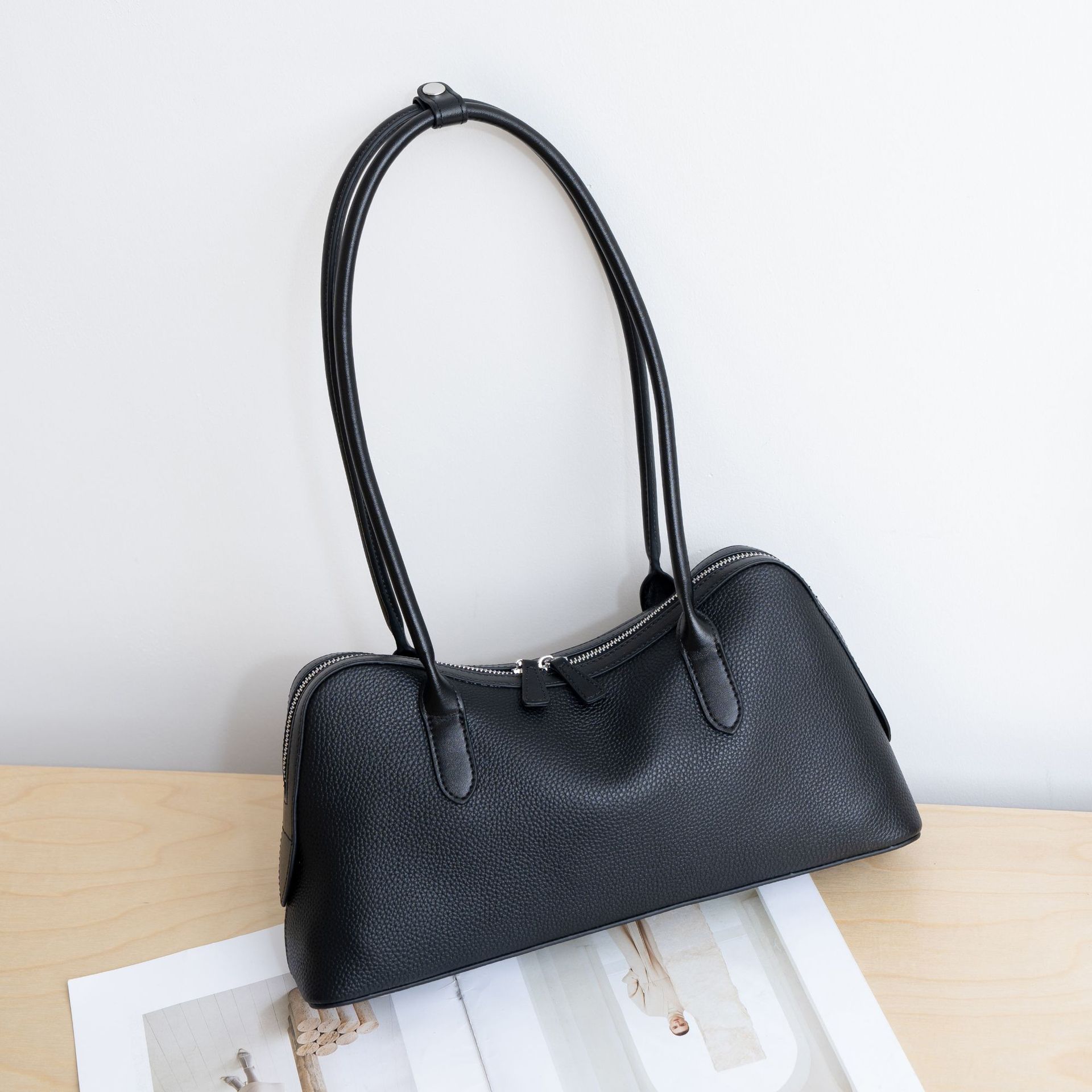 2026 New Women Top‑Grain Cowhide Tumbled