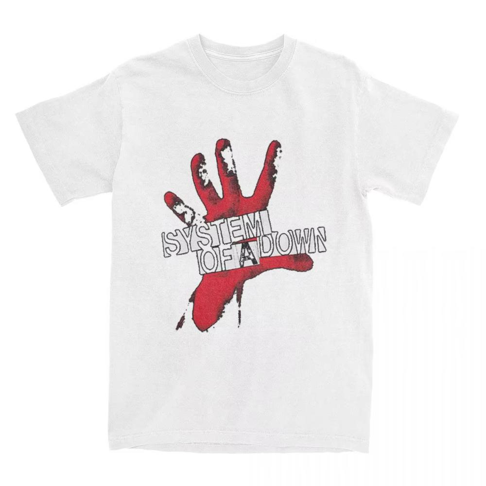 System of A Down TShirts Summer Musical Funny Logo Awesome T Shirt Cotton Hip Hop Tshirt for Mens Short Sleeve Casual Top Tees