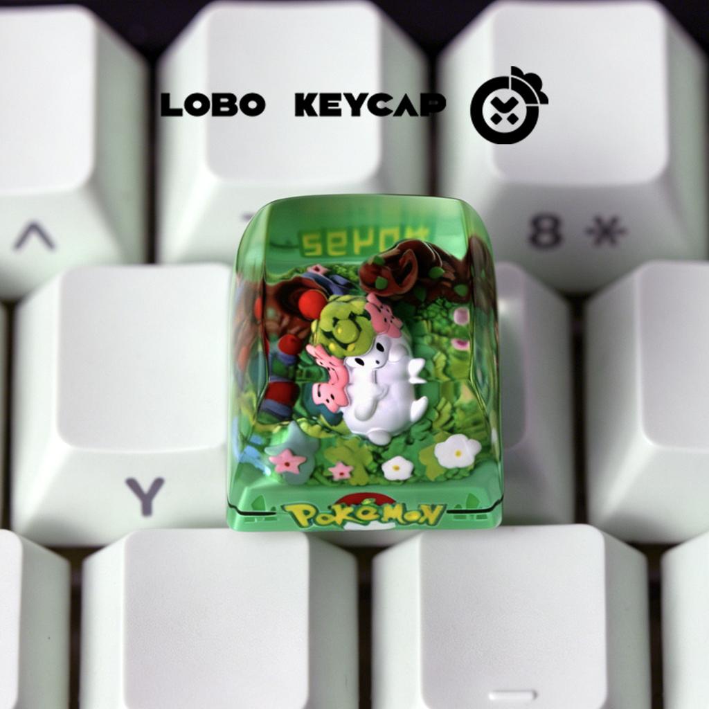 Anime PokéMon Dreamy Eevee Cubone Shaymin Series Fun Character Keyboard Resin Casting Workmanship Keycap Esc Custom Edition Gift