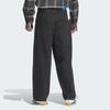 adidas Originals Loose Fit Washed Denim Pants Black Men JV6944