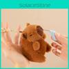 Cartoon Animal Plush Toy Capybara Rabbit Soft Filling Doll Keychain Backpack