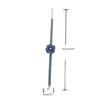 Collier Choker Fleur en Tissu Denim pour Femmes Chaîne à Maillons Bijoux de Cou Clavicule