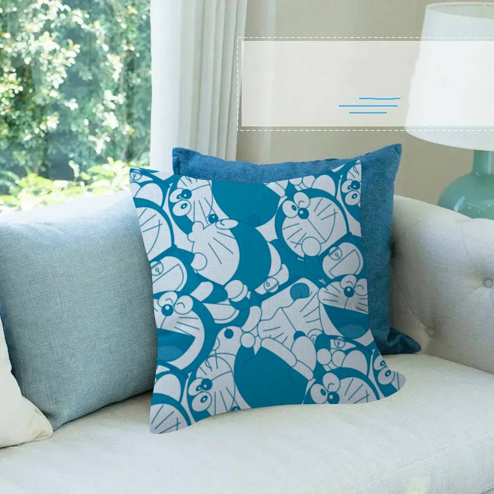 Pillow Cushion Cover Pillowcase Living Room Sofa Home Decor Anime D-D-Doraemones Classic