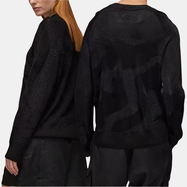 Y-3 Patterned-jacquard Ribbed Jumper IN4340