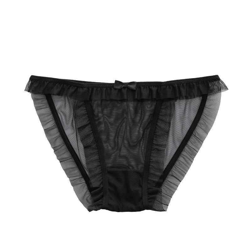 

Чистое Желание Кружевные Прозрачные Сексуальные Трусики для Девочек с Низкой Посадкой Леопардовый Принт Сетка Дышащие Бесшовные Треугольные Женские Трусики M