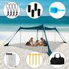 Cort de plajă Copertină portabilă pentru camping și protecție solară