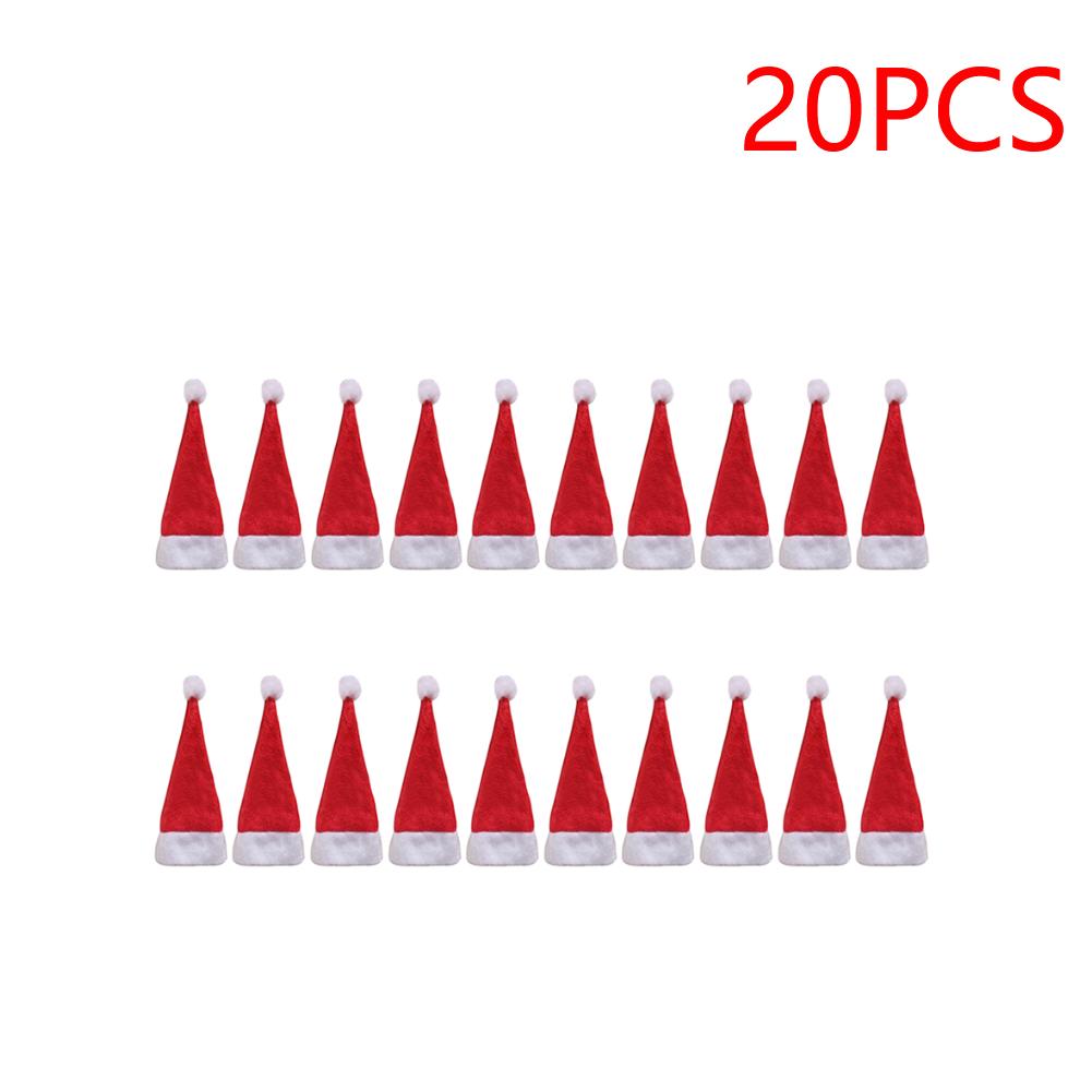 Christmas Candy Hats Classic Decoration Xmas Lollipop Hats Festival Party Supplies Cute Children Gift for Home Dinner Room Table