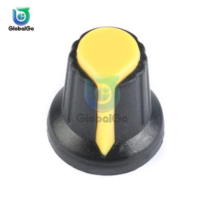 5PCS/lot WH148 Potentiometer Knob Cap Kit Plastic Knobs Cap 6mm Shaft Hole AG2 Yellow Orange Blue White Red