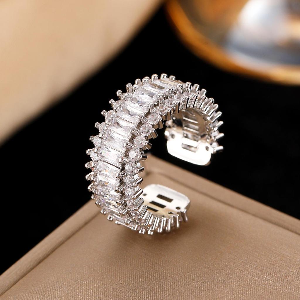 High-End Cross-Border Fashion Bow Ring for Women - European & American Style Open Index Finger Accessory