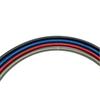 2X 300mm To 2200mm 90° 10mm Motorcycle Hydraulic Reinforced Brake Clutch Oil Hose Line Pipe For ATV Universal Racing Bike Silver