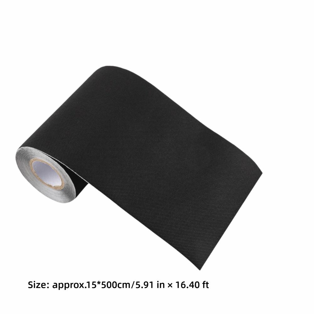 15cm x 5m Grasband Schwarz Selbstklebend Kunstrasenband Vliesstoffe Wasserdicht Nahtband Kunstrasenband