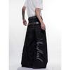 Unisex High Waist Barrel Jeans Loose Fit Streetwear Wide Leg Jeans Vintage American Zip Fly Stretch Denim Trousers