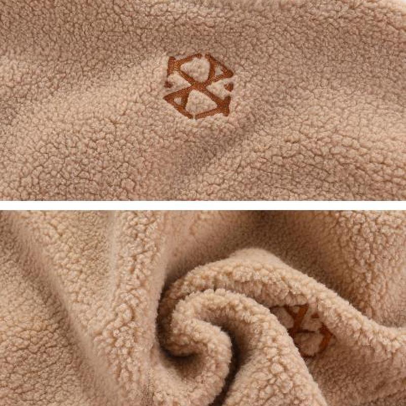 Boys Jacket Autumn Winter Warm Fleece Baby Coats Fashion Zipper Children's Outerwear Plush Kids