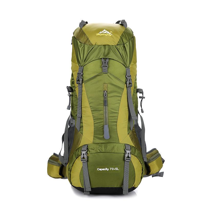 Outdoor Trekking Backpack With Air Cushion Straps For Hiking And Travel Unisex