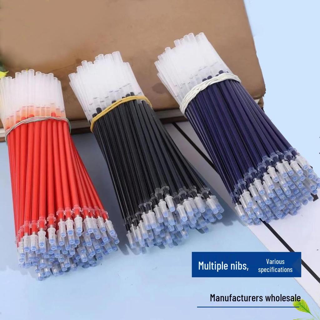 Nachfüllbare Neutralstifte Ersatzminen - Nadel- & Rundspitzen in Rot, Blau, Schwarz