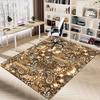 1PC Leopard Print Paisley Extra Large Non Slip Floor carpet, Office, family, bedroom Large Area Rug Indoor Rugs, Vibrant Colors