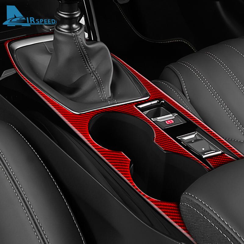 Real Soft Carbon Fiber Sticker For Peugeot 208 E-208     2024 2025 LHD RHD Car Manual Automatic Gear Shift Panel