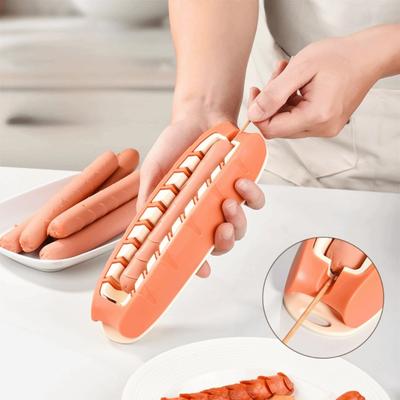 Press Type Hot Dog Cutter Labor-Saving Ham Slicer Easy To Clean Sausage Slicer  Grilling