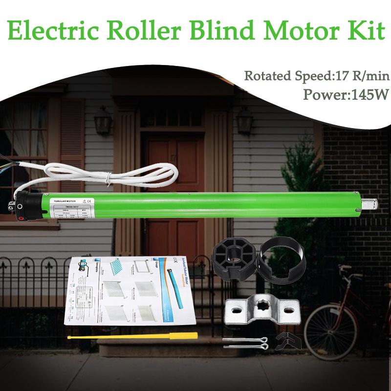 145W Electric Curtain Motorized Rolling Motor Tubular Motor Roller Shade Blind Shutter Anti-theft Window