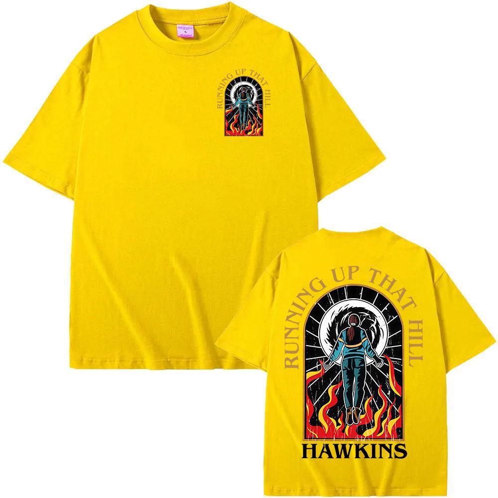 2026 Eddie Munson Demogorgon Hunter 100%cotton men's shirt Gothic Graphic summer short sleeve oversized Women fashion T-shirts