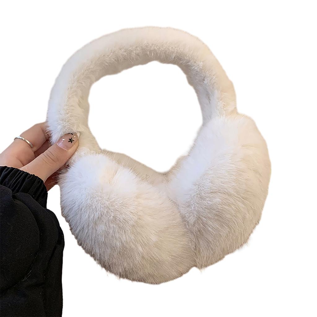 Winter Ear Warmers Faux Furs Adjustable Earmuffs Ear Warm Protector Thicken Plush Earmuff Ear Cover