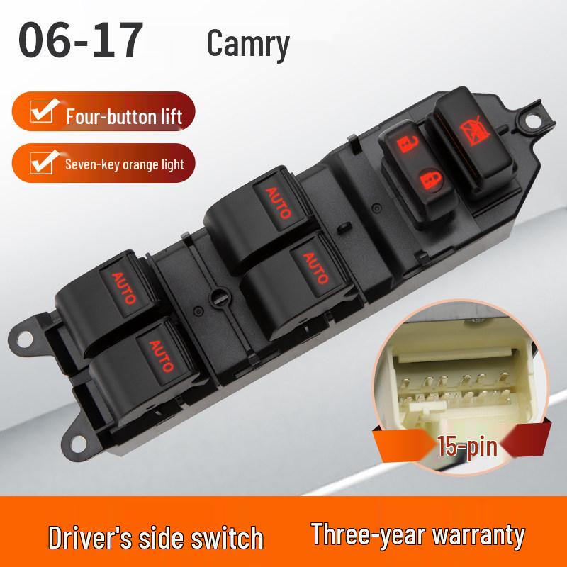 

Перемикач вікна водія Toyota Camry - Передній лівий блок кнопок No Door Disassembly Needed