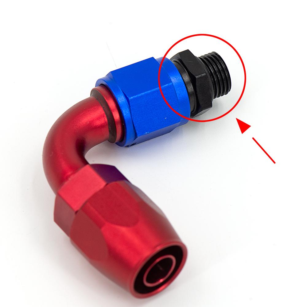 Universal AN6 8 10 12 to AN to M14 M16 M18x1.5 Metric Fuel Hose Adapter Pipe Thread Fitting CAR OIL COOLER SYSTEM Aluminum Alloy Fuel System