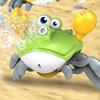 Dancing Crab Bubble Machine Automatic Blower with Music Interactive Bubble Maker for Kids Outdoor Play