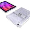 For iPad Mini (2024)/(2021) Clear Case Kickstand Shockproof TPU + PC Tablet Cover with Pen Slot