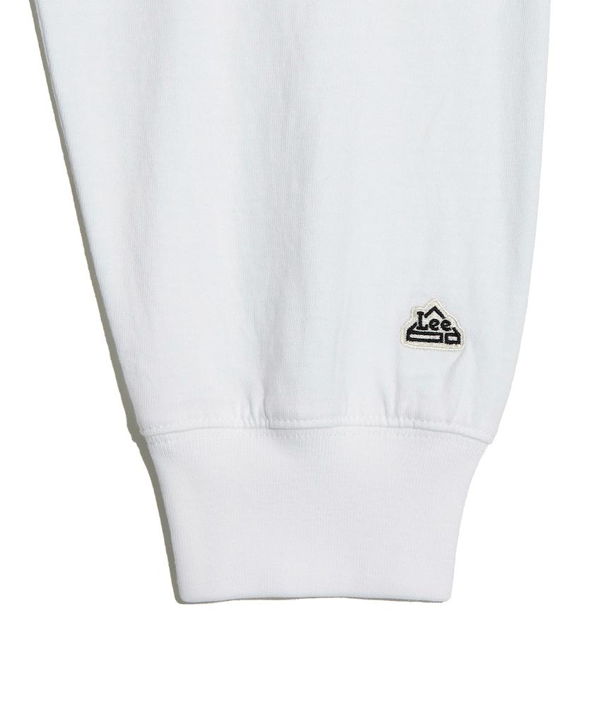 LEE Small Twitch Logo Long Sleeve T-Shirt White