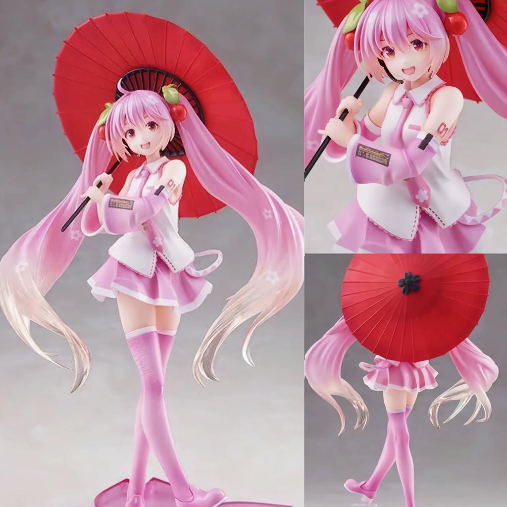 Anime Figure Wedding Dress Action Figures Kawaii Swimsuit Vocaloid PVC Collectible Model Playthings Girl Gift Idea