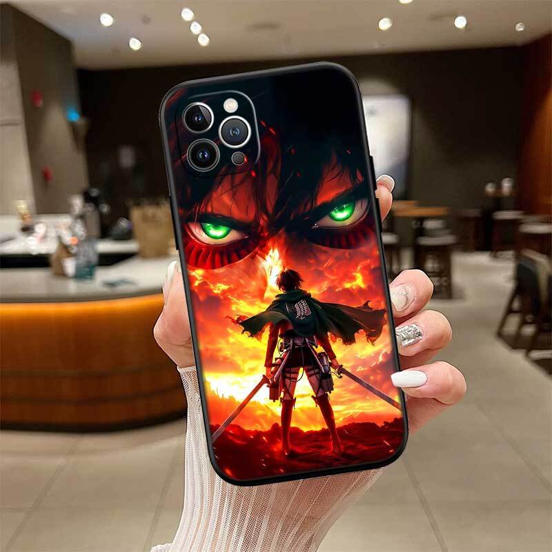 Eren Titan Attacks Case for Samsung Note 20 10 S25 Plus Ultra Lite FE M20 M21 M30 M31 M51 A11 A26 A51 A52 A53 A56 A70 A71 A72 A73