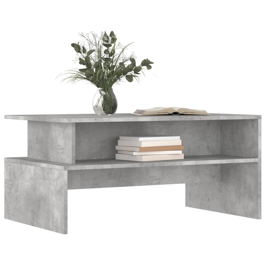  Coffee Table, Concrete Grey, 90x55x42.5 Cm