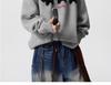 Men's Winter Cartoon Fleece Sweater - Round Neck, Loose Fit, Versatile for Casual Couples