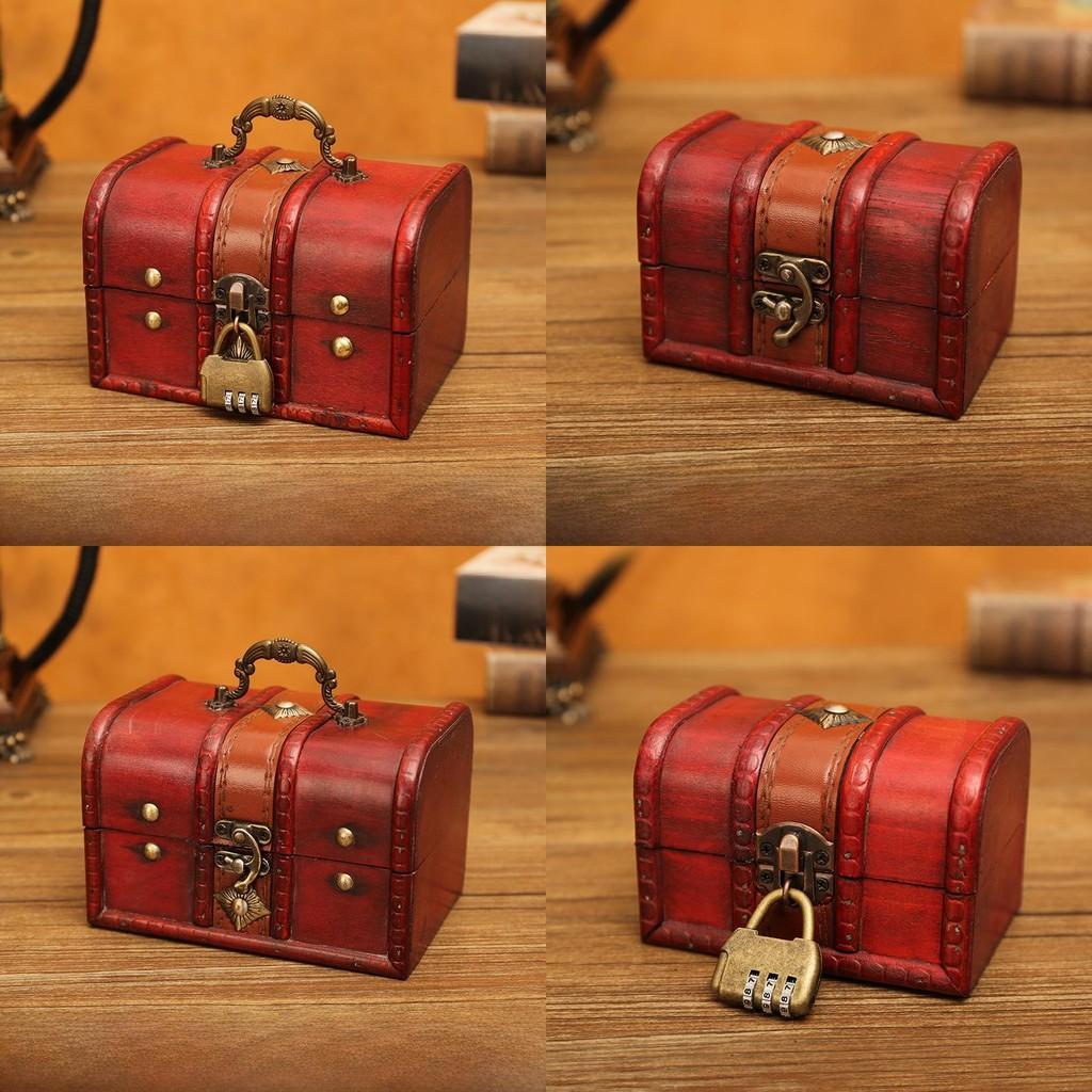 Modern Organizer Wooden Storage Box For Cosmetics Living Room Gift Decoration