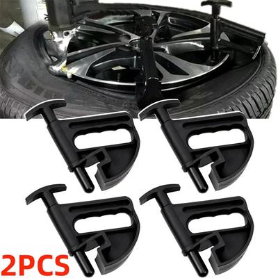 1/2PCS Hands Free Clamp Screw-type for Tyre Changer Heavy Duty Drop Center Tool Rim Protection with Spacer